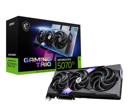 Karta graficzna NVIDIA MSI GeForce RTX 5070 Ti Gaming Trio OC Plus 16GB GDDR7 DLSS5
